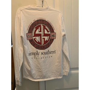 Simply Southern‎ Pursuit of Gameday Football Gamecocks Georgia Bulldog T-shirt M